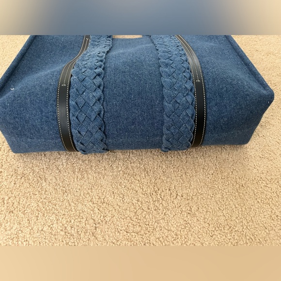 New with tags Chloe denim large woody tote - Picture 7 of 10